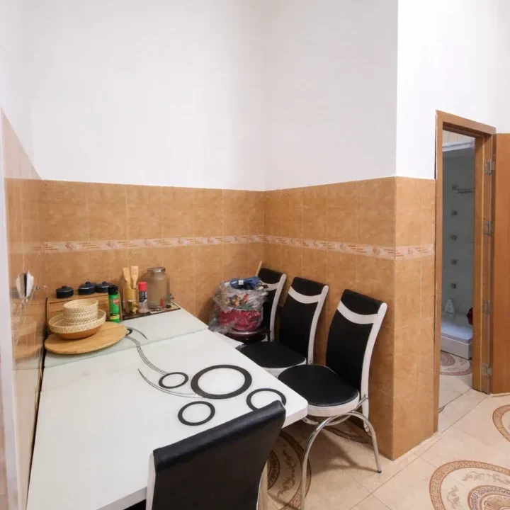 Bright kitchen corner with simple decor