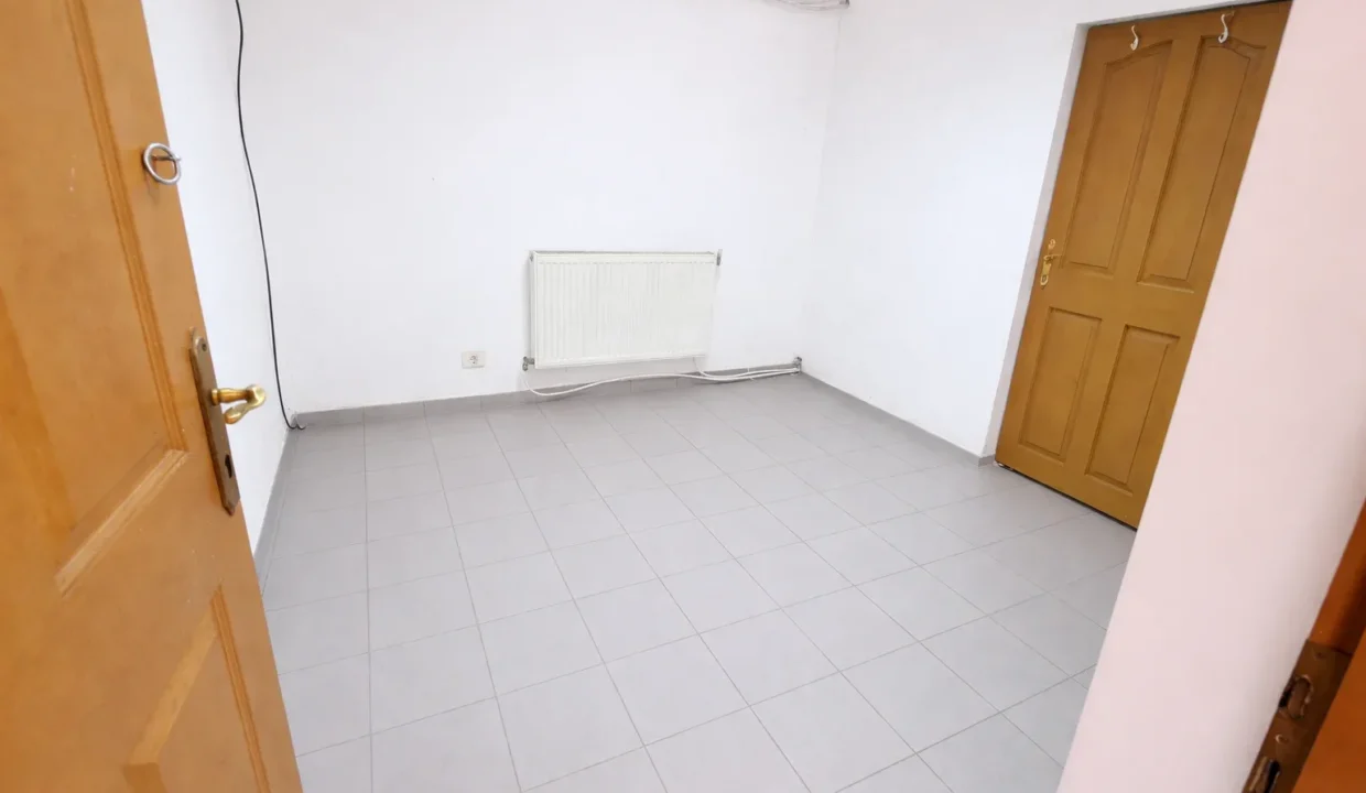 Empty room with white radiator